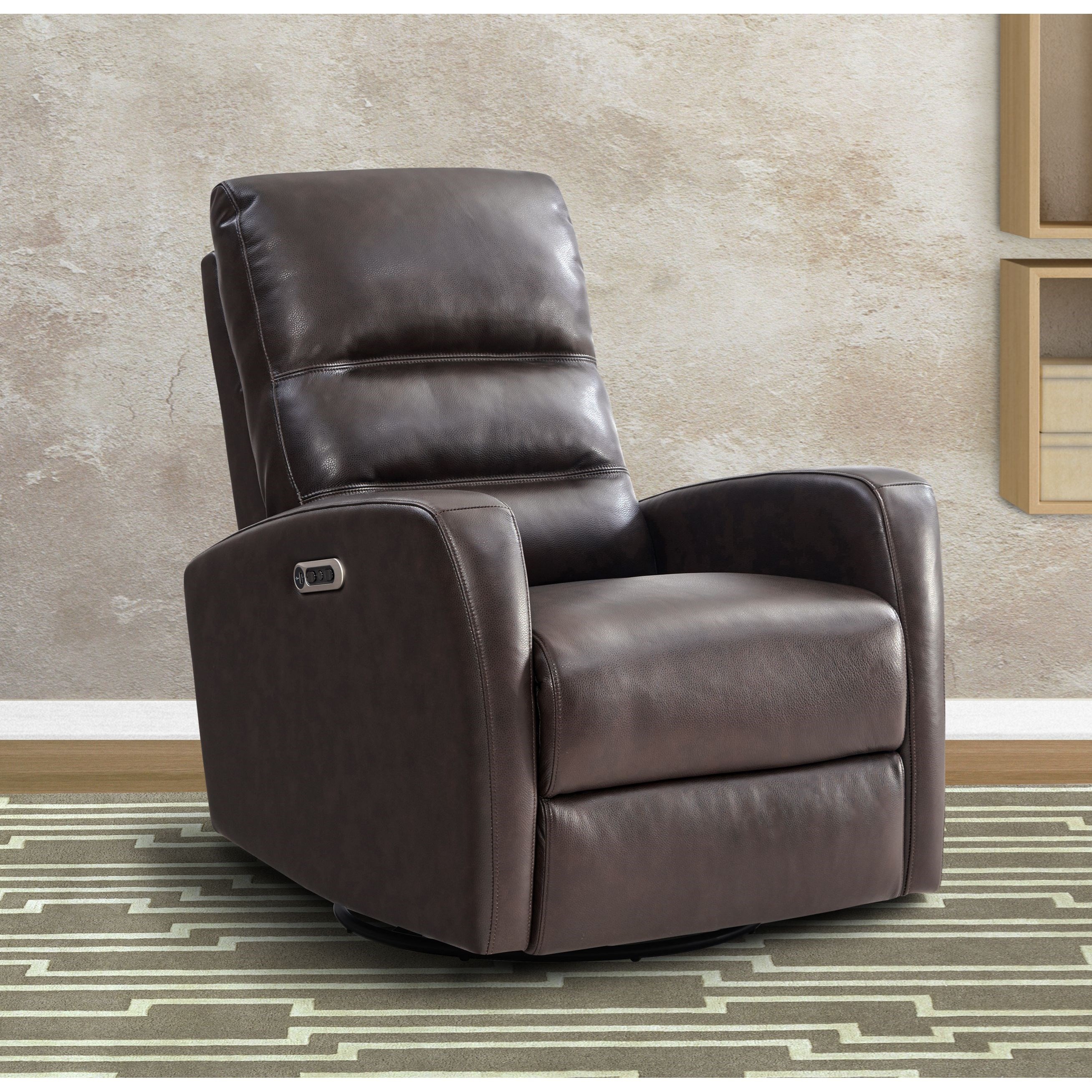 Parker Living Ringo Power Swivel Glider Recliner with USB Port Sheely's Furniture & Appliance